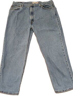 Levi's 550 Relaxed Fit Jeans Mens Size 42x30 Regular Wash Denim Blue